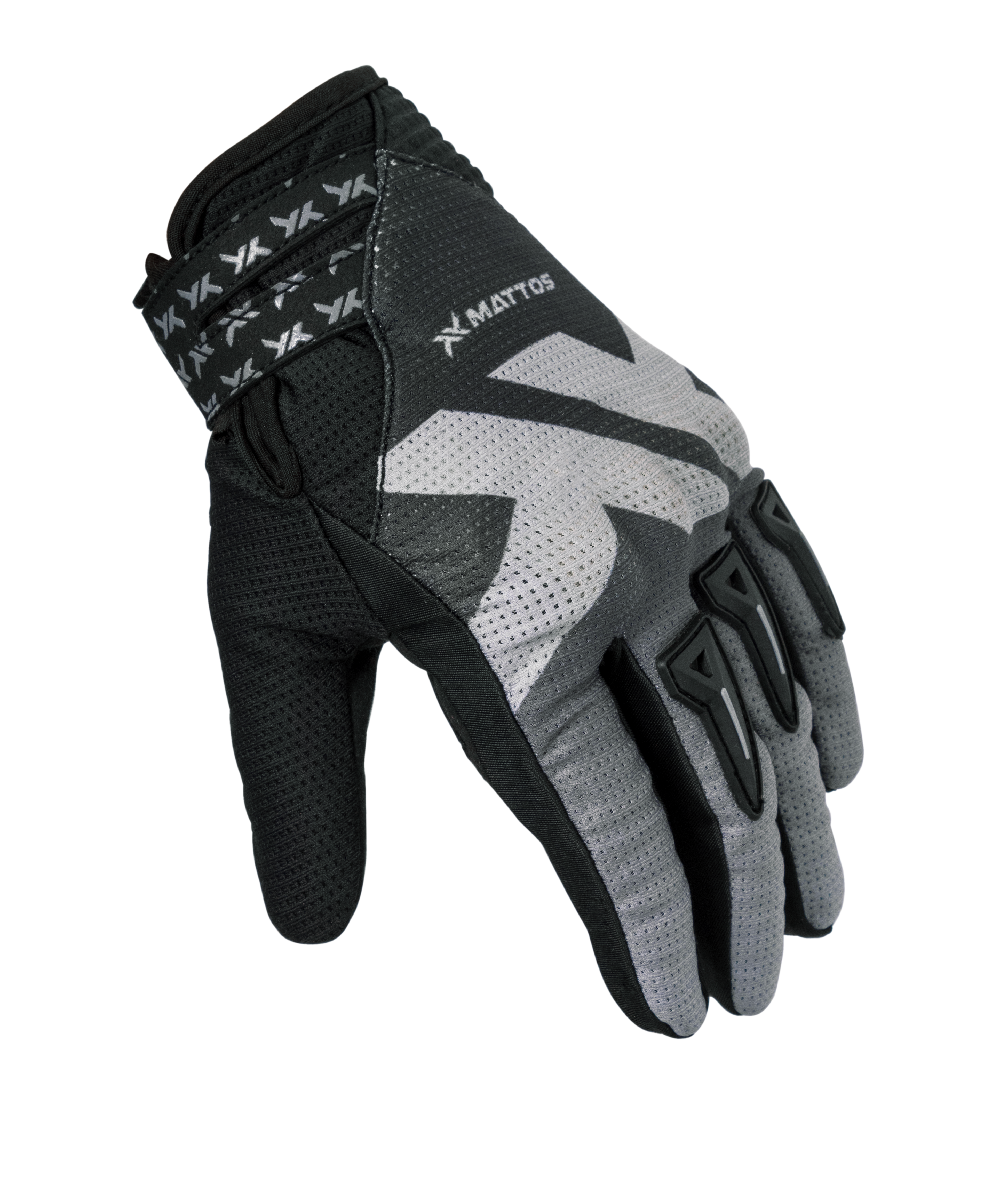 LUVA STREET MATTOS RACING OPTIMUS BLACK GRAY 01