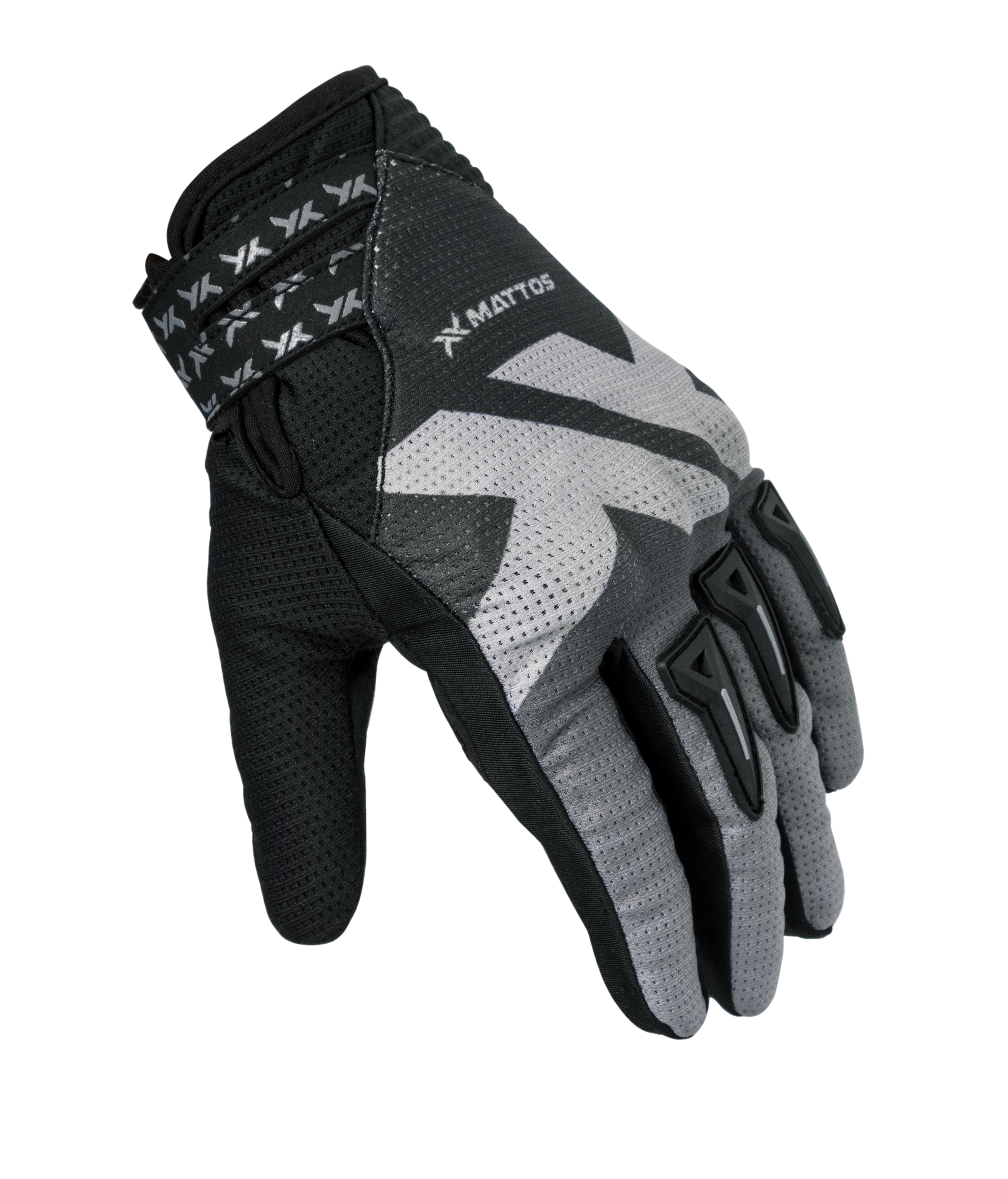 LUVA STREET MATTOS RACING OPTIMUS BLACK GRAY 01